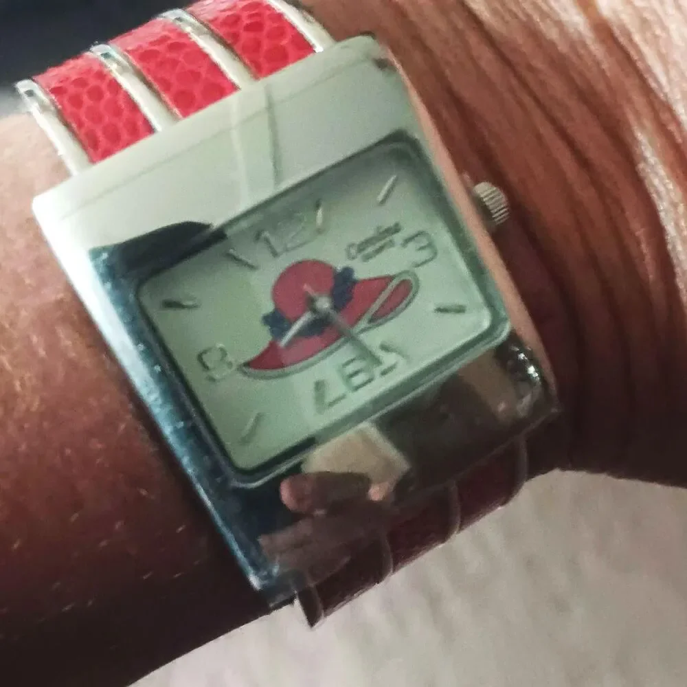 Carolina Women's Red and Pink Watch
